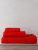 Πετσέτα πενιέ Dory 3 Red Sunshine Home Μπάνιου (80×150)