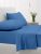 Σετ Σεντόνια Cotton Feelings 104 Blue Sunshine Home Διπλό με λάστιχο (150×205+30)